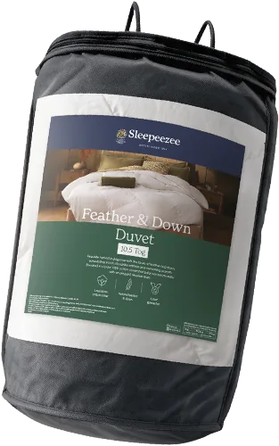 Feather duvet packaging