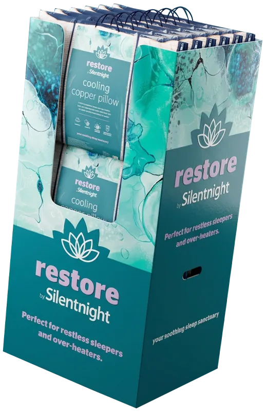 Cooling pillow floor-standing shipper